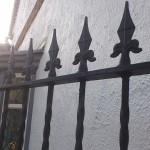 Fence rails with detail