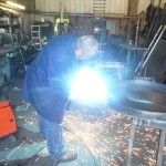 Welding the water feature